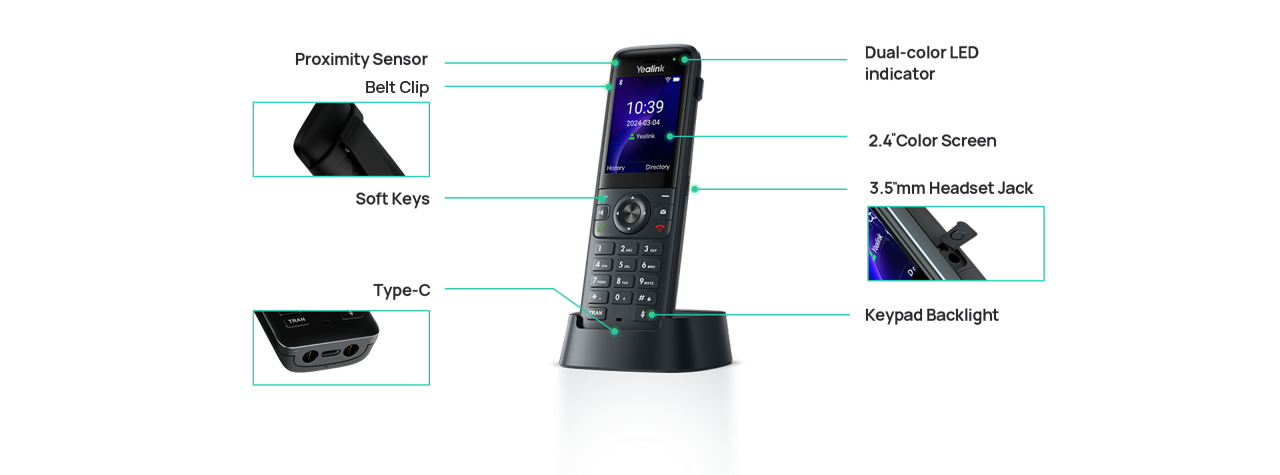 Yealink AX83H Wifi Cordless Phone - Image 2